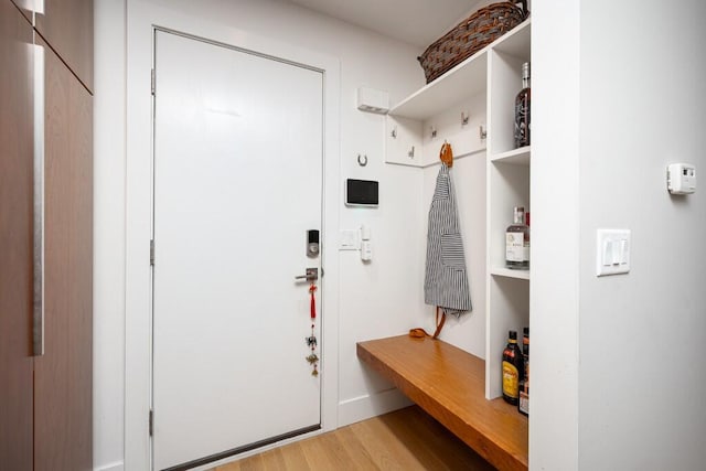 4330 Eastgate Dr, Ann Arbor, MI 48103 - mudroom featuring light wood-style flooring