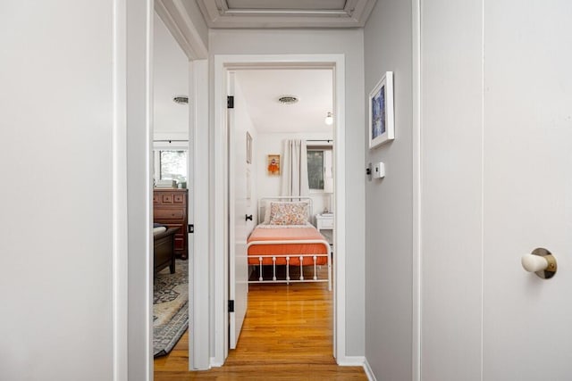 4330 Eastgate Dr, Ann Arbor, MI 48103 - hallway featuring wood finished floors