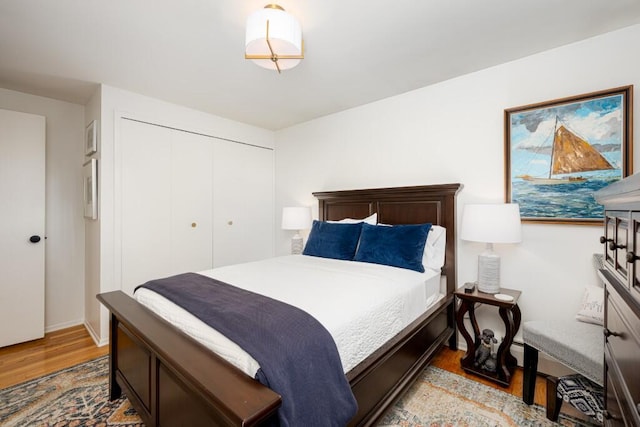4330 Eastgate Dr, Ann Arbor, MI 48103 - bedroom with wood finished floors and a closet