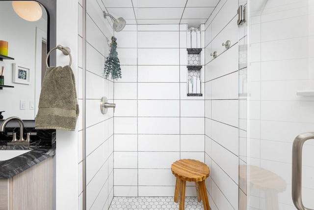 4330 Eastgate Dr, Ann Arbor, MI 48103 - bathroom featuring a shower stall and vanity