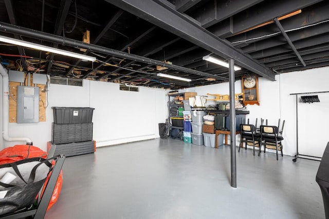 4330 Eastgate Dr, Ann Arbor, MI 48103 - basement featuring electric panel