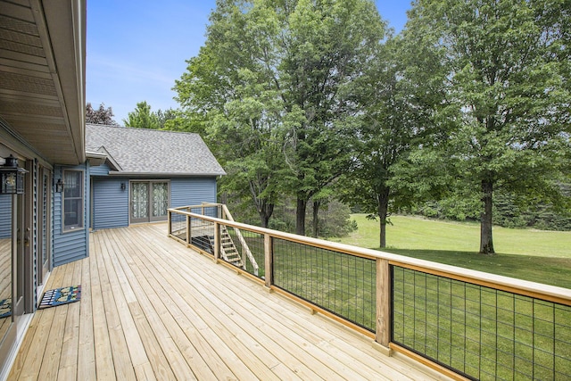 7272 E M 113, Kingsley, MI 49649 - deck featuring a lawn