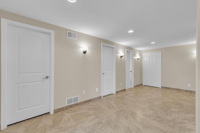 50501 Elmwood Ct, Plymouth, MI 48170 - spare room with baseboards and recessed lighting
