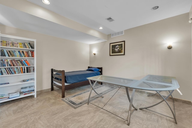 50501 Elmwood Ct, Plymouth, MI 48170 - bedroom featuring baseboards and recessed lighting