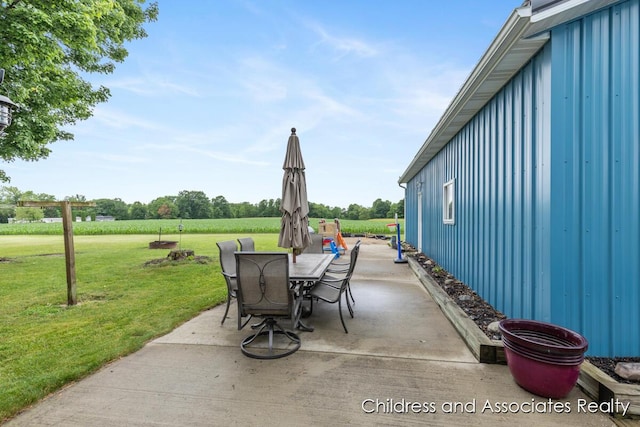 13872 Hastings Rd, Freeport, MI 49325 - view of patio / terrace with outdoor dining area