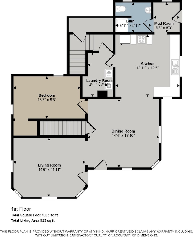 13872 Hastings Rd, Freeport, MI 49325 - view of room layout