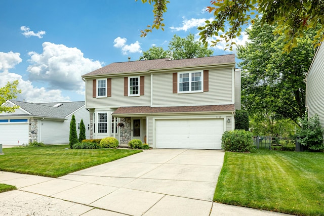 7149 Indian Wells Dr, Ypsilanti, MI 48197 - view of front facade featuring concrete driveway and a garage