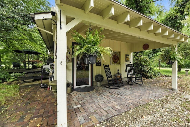 8454 Stickles Rd, Three Oaks, MI 49128 - view of patio