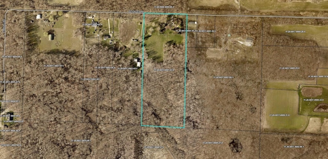 8454 Stickles Rd, Three Oaks, MI 49128 - map of property location with property parcel outlined