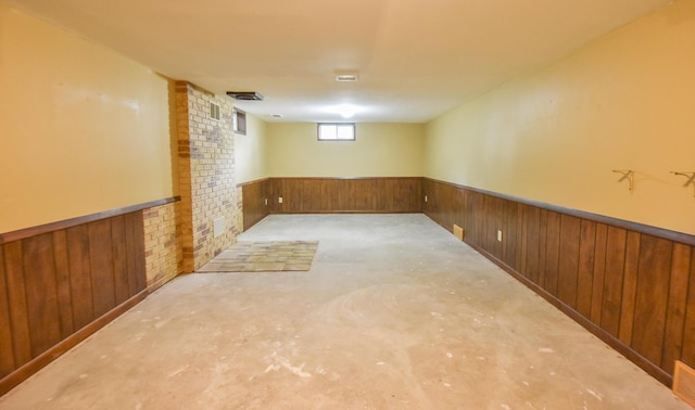 72 Branch Ave, Coldwater, MI 49036 - basement with a wainscoted wall and wood walls