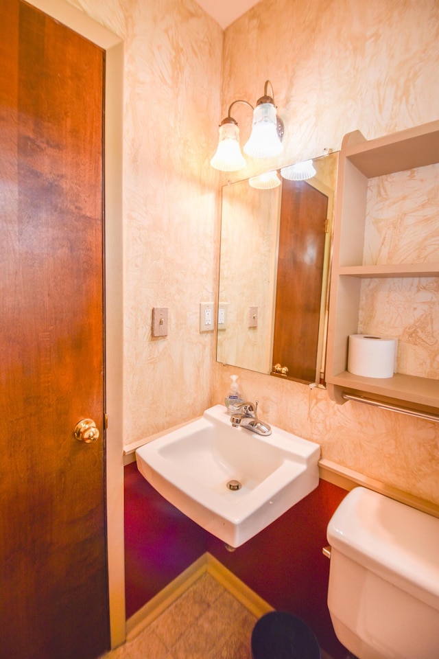 72 Branch Ave, Coldwater, MI 49036 - half bath with a sink and toilet