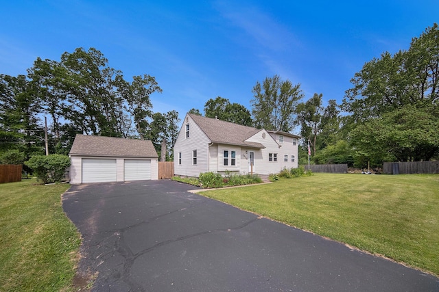 1836 W Argus Ct, Jackson, MI 49203 - traditional-style home with an outbuilding and a garage