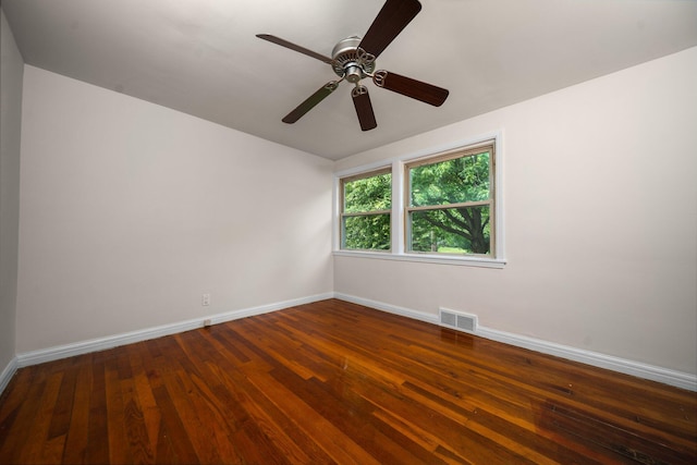 2834 Pittsfield Blvd, Ann Arbor, MI 48104 - empty room featuring hardwood / wood-style flooring and ceiling fan