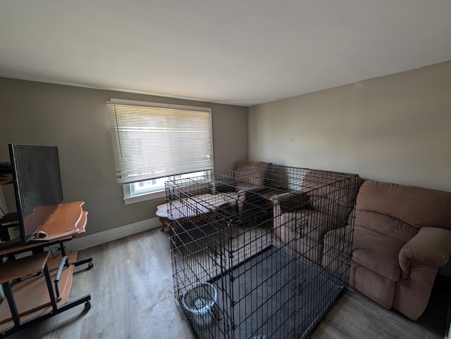 1236 Fulton Ave, Grand Haven, MI 49417 - dining area featuring wood finished floors and baseboards