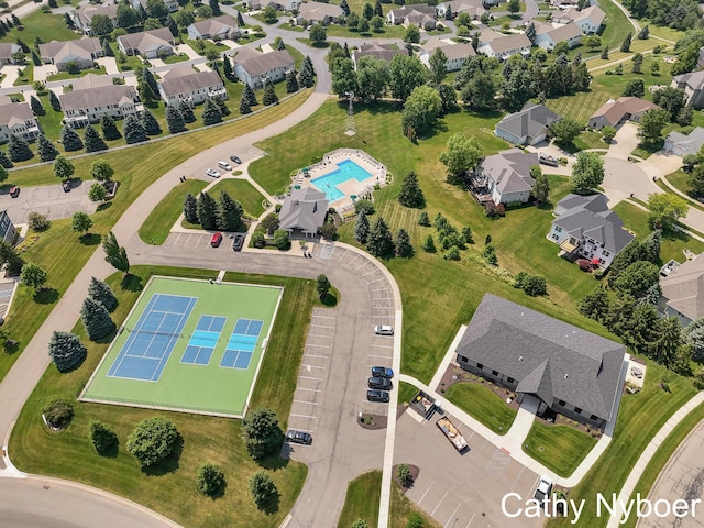 4232 Limousin Ct SW, Grandville, MI 49418 - aerial view of property's location with a pool area and nearby suburban area