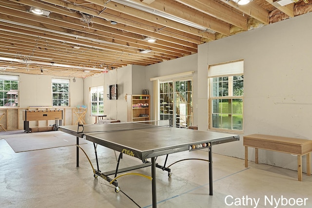 4232 Limousin Ct SW, Grandville, MI 49418 - game room featuring finished concrete floors and plenty of natural light