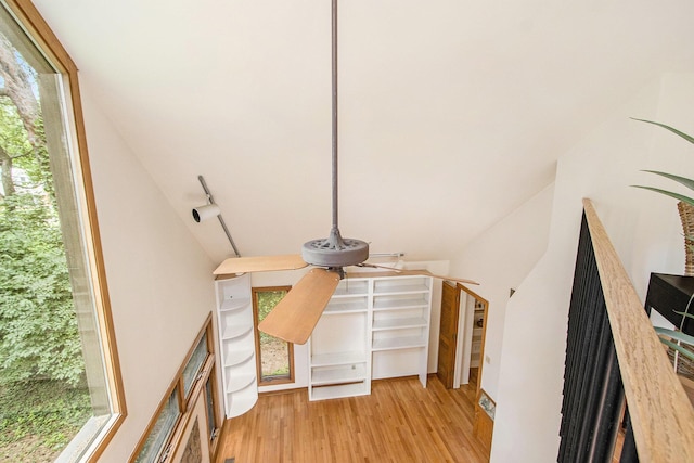 2425 University Ave, Kalamazoo, MI 49008 - additional living space featuring healthy amount of natural light, light wood-style flooring, and a ceiling fan