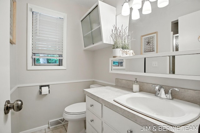 8518 146th Ave, West Olive, MI 49460 - bathroom with vanity and tile patterned flooring