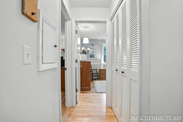 8518 146th Ave, West Olive, MI 49460 - hall featuring light wood finished floors