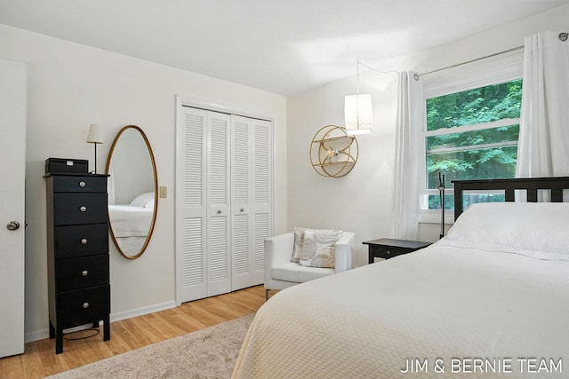 8518 146th Ave, West Olive, MI 49460 - bedroom featuring wood finished floors