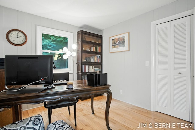 8518 146th Ave, West Olive, MI 49460 - office with wood finished floors