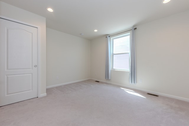 2763 Polson St, Ann Arbor, MI 48105 - empty room featuring light carpet and recessed lighting