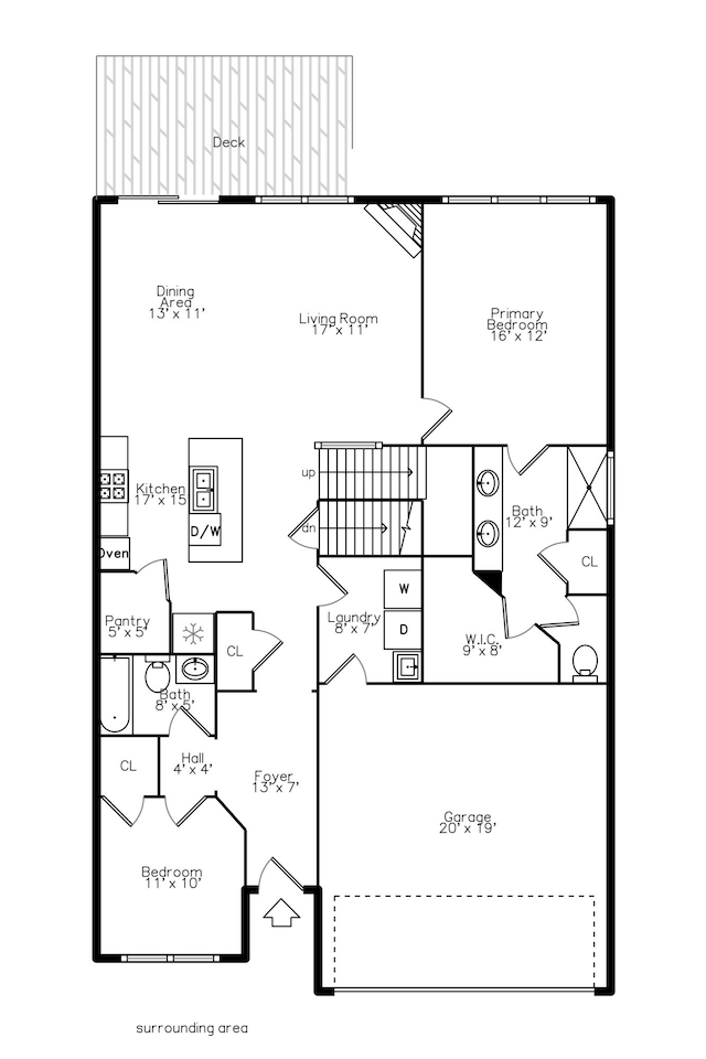 2763 Polson St, Ann Arbor, MI 48105 - view of home floor plan