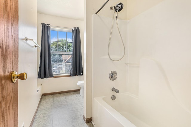 885 Broadway, Benton Harbor, MI 49022 - bathroom featuring shower / washtub combination and tile patterned flooring