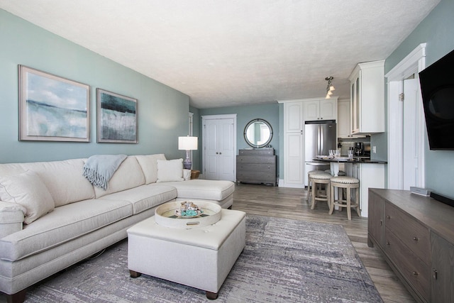 225 N Shore Dr Unit 302, South Haven, MI 49090 - living area with wood finished floors