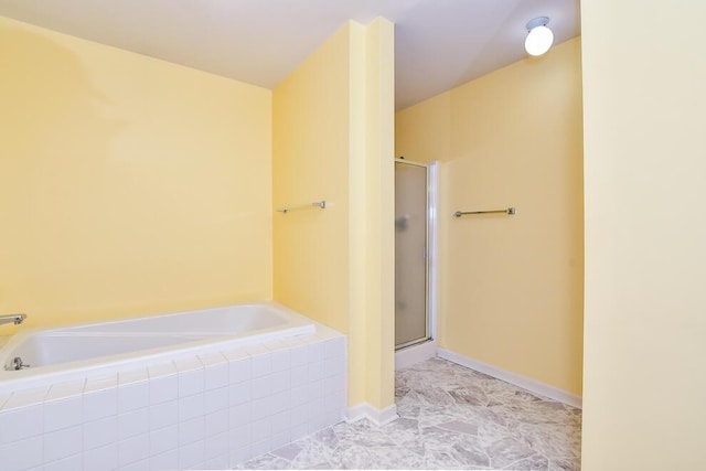 2208 Parkview Ave, Kalamazoo, MI 49008 - full bath with a garden tub and a stall shower