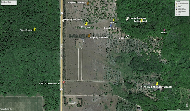 V/L S Grandview Hwy, Harrietta, MI 49638