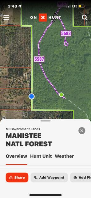 V/L S Grandview Hwy, Harrietta, MI 49638