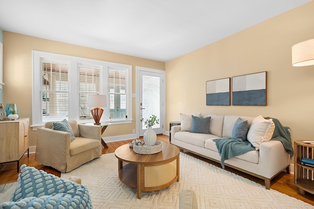 510 Wayne St, Saint Joseph, MI 49085 - living area with wood finished floors