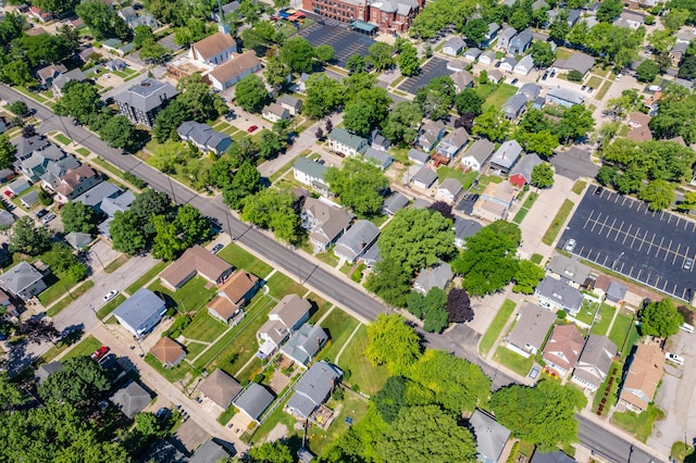 510 Wayne St, Saint Joseph, MI 49085 - aerial overview of property's location featuring nearby suburban area