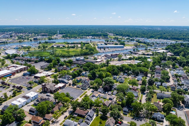 510 Wayne St, Saint Joseph, MI 49085 - aerial perspective of suburban area with a nearby body of water