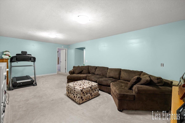 4712 Shank St NE, Rockford, MI 49341 - living area with carpet and a textured ceiling