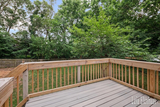 4712 Shank St NE, Rockford, MI 49341 - wooden deck with a fenced backyard