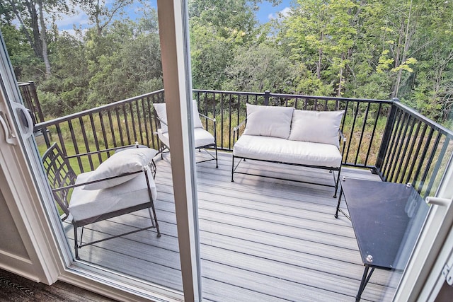 2319 Watertown Way, Grand Rapids, MI 49505 - deck with a forest view