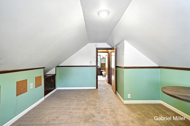 3725 Colby Ave SW, Wyoming, MI 49509 - additional living space with carpet flooring and lofted ceiling