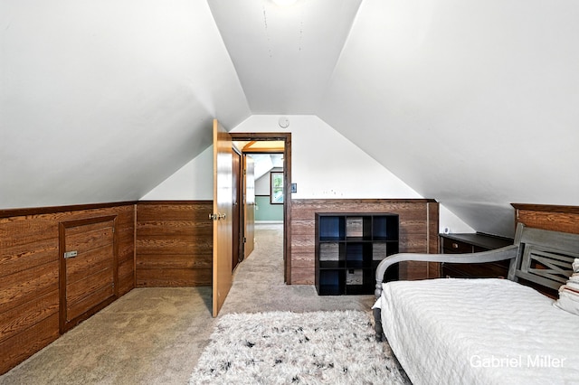3725 Colby Ave SW, Wyoming, MI 49509 - bedroom with carpet floors and lofted ceiling