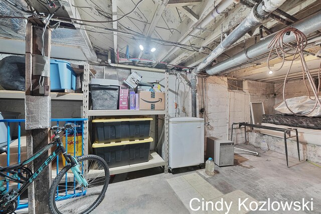 187 Centennial St, Sparta, MI 49345 - view of unfinished below grade area