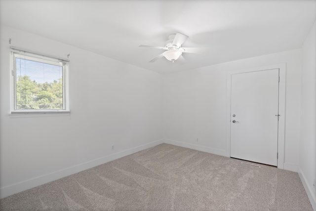 48002 Ridge Rd, New Buffalo, MI 49117 - carpeted spare room featuring ceiling fan and baseboards