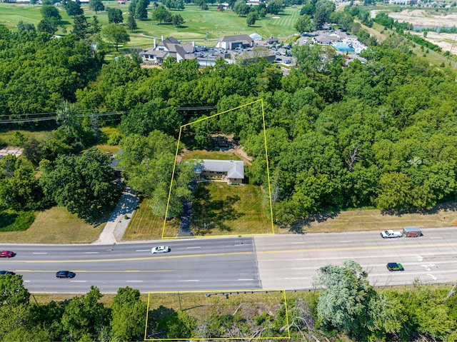 6667 W River Rd NE, Belmont, MI 49306 - aerial overview of property's location featuring property boundaries highlighted