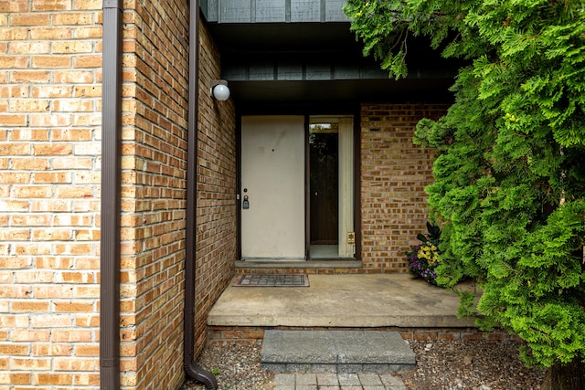 2623 Meade Ct, Ann Arbor, MI 48105 - view of exterior entry with brick siding