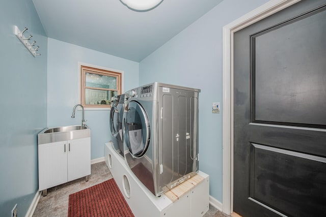 7532 Dell Rd, Saline, MI 48176 - washroom with washer and clothes dryer and cabinet space