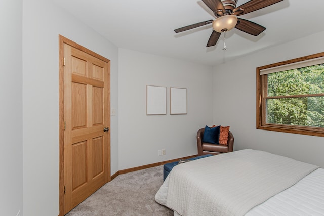 7532 Dell Rd, Saline, MI 48176 - bedroom featuring carpet and a ceiling fan