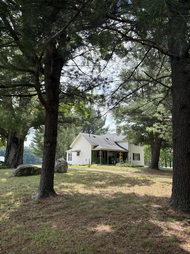 22347 5 Mile Rd, Morley, MI 49336 - view of grassy yard