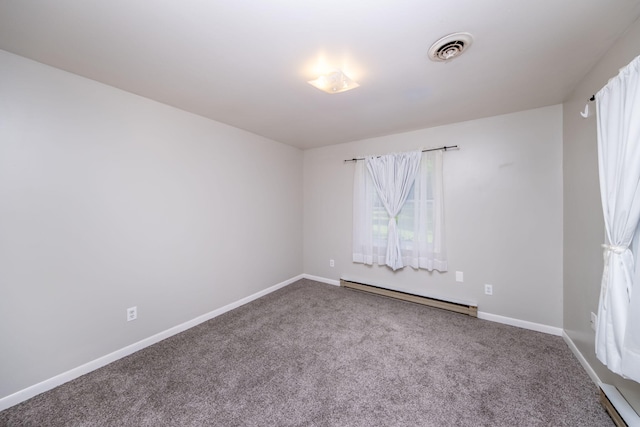 1051 Vallado Dr, Weidman, MI 48893 - carpeted empty room with baseboard heating and baseboards