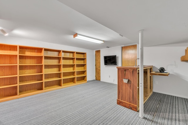 2145 Steeplechase Dr, Ann Arbor, MI 48103 - finished basement featuring carpet