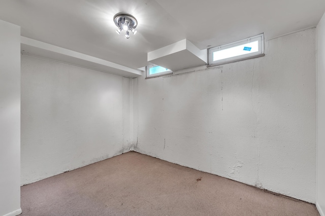 2145 Steeplechase Dr, Ann Arbor, MI 48103 - below grade area featuring carpet flooring